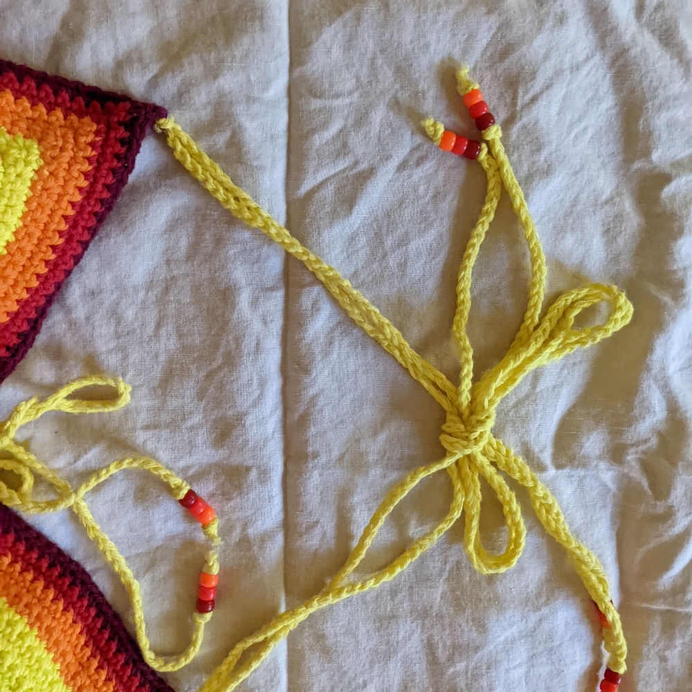 OOAK Handmade Crochet Bikini, "Knit-For-Tat" brand - Picture 10 of 16